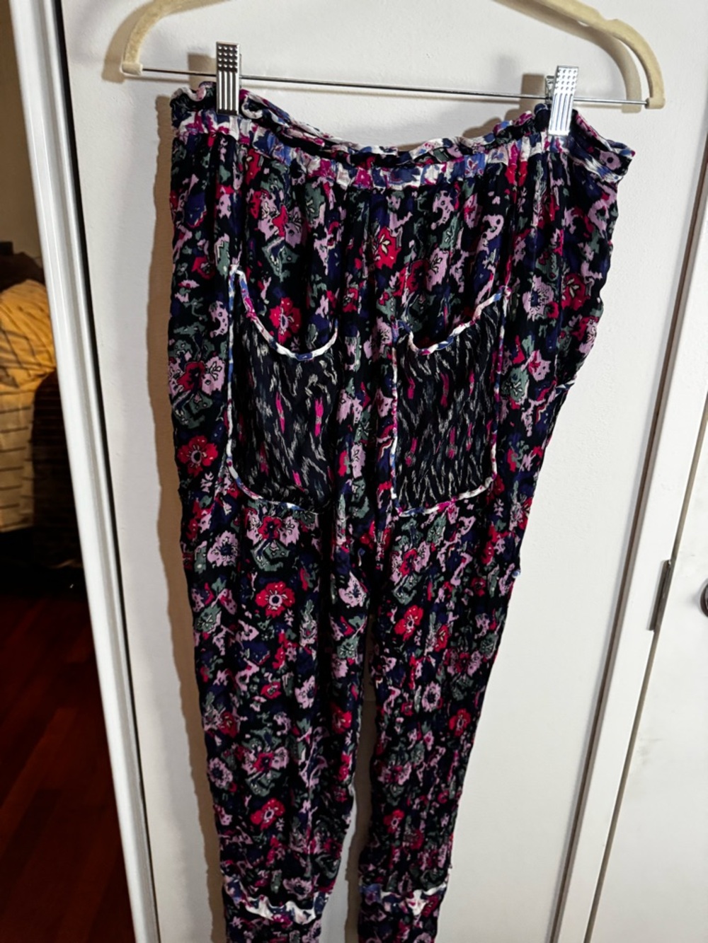 ISABEL MARANT ÉTOILE mix-print straight-leg ankle trousers - Picture 7 of 7